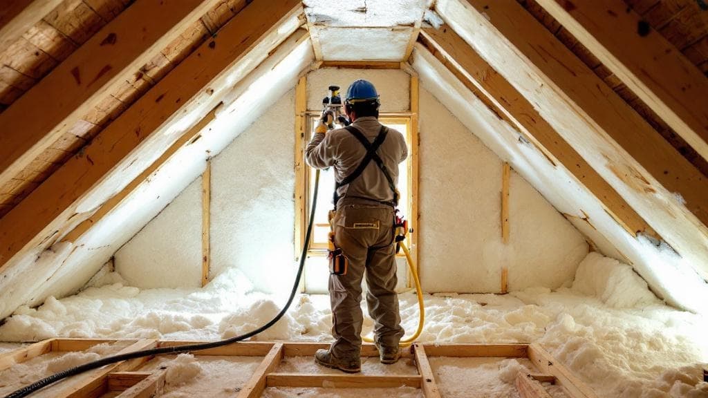 Rim Joist & Band Joist Foam in Cincinnati, performed by Cincinnati Spray Foam Pros